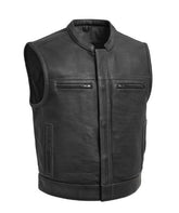 Motorcycle Leather vest lightweight